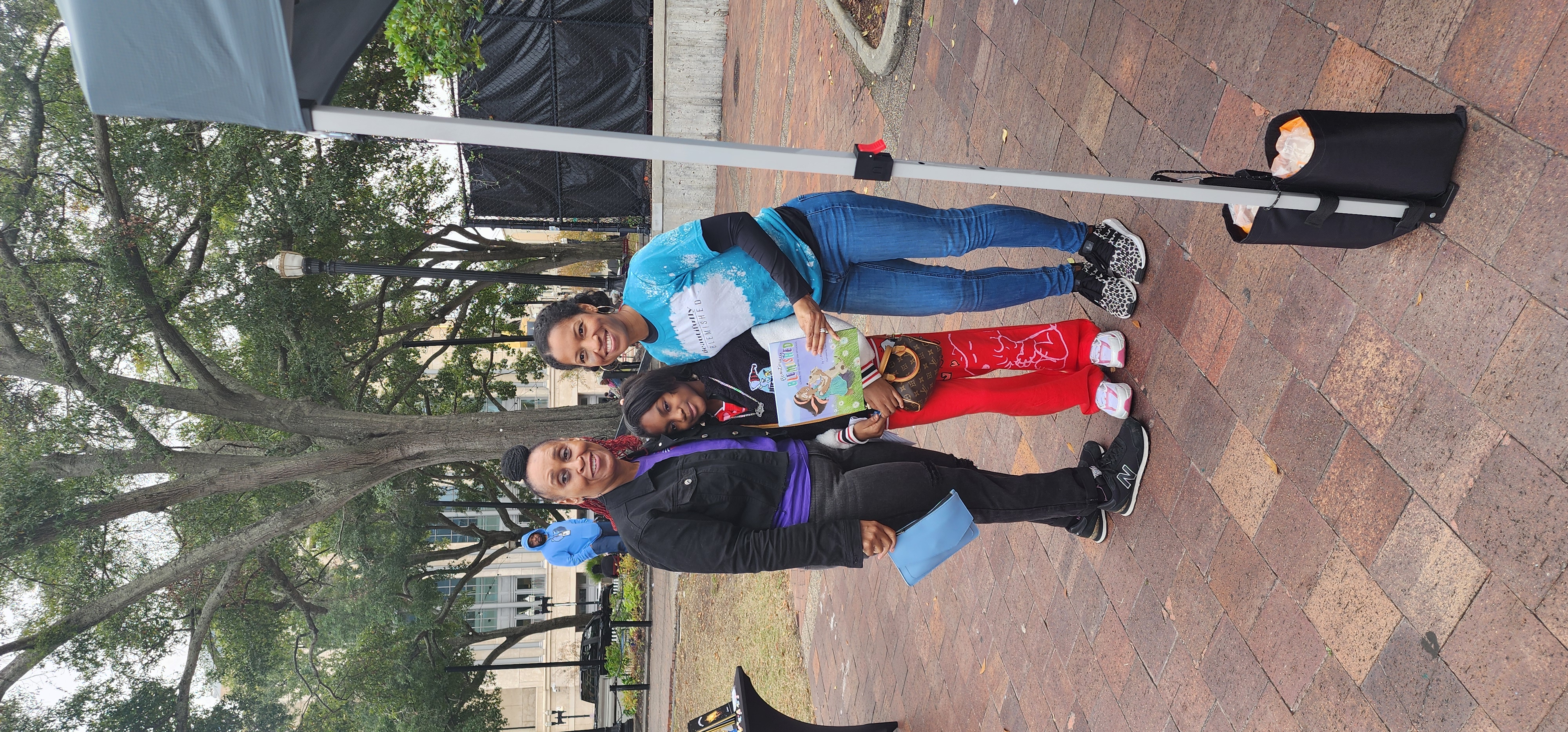 Youth meeting community authors at Book Fest