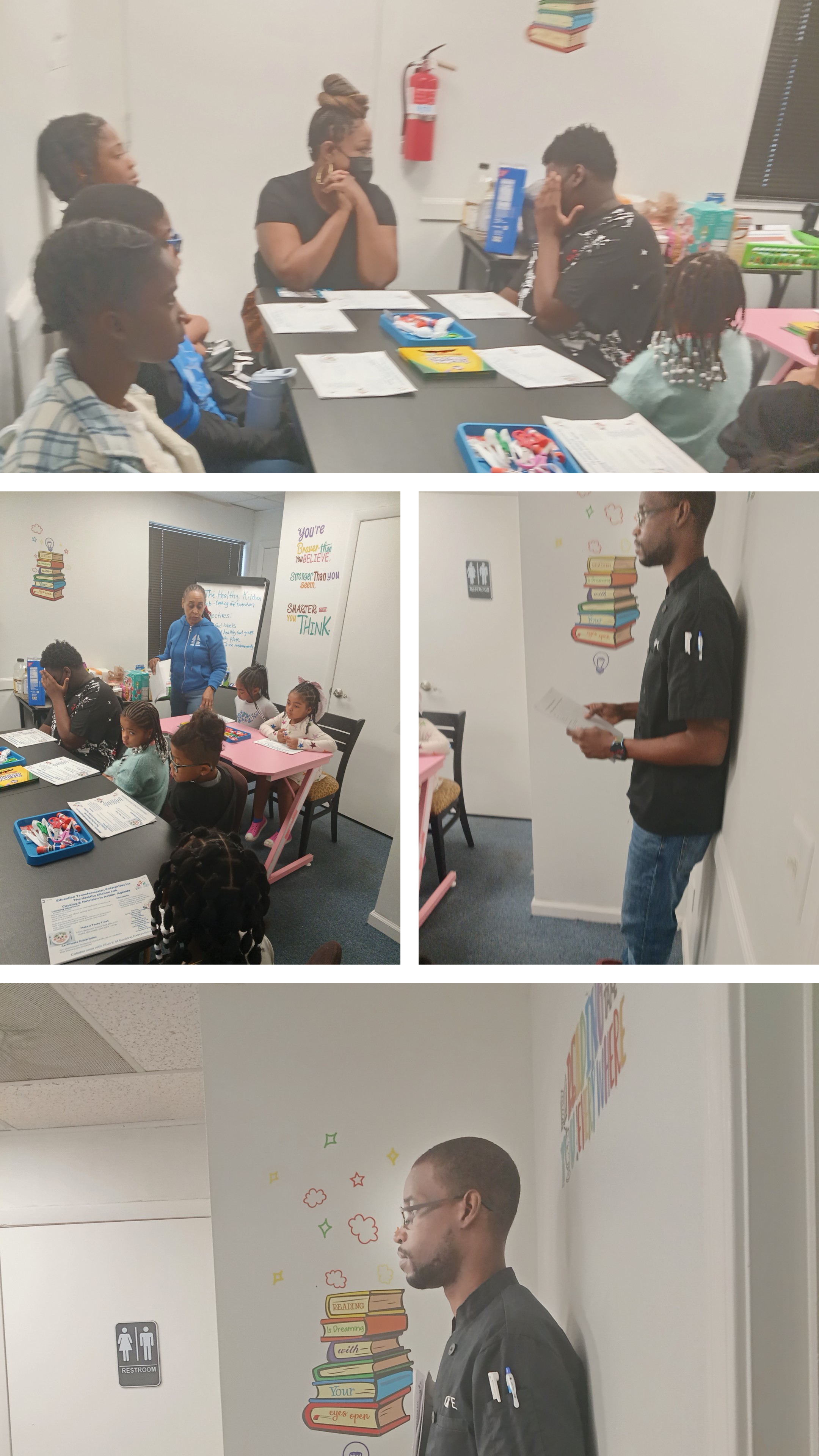 Healthy Kitchen Learning Lab collage